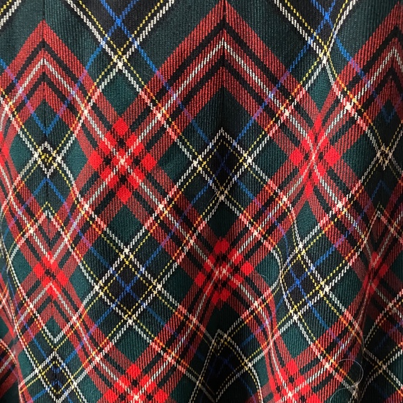 Vintage Highland Queen Plaid Wool Skirt - Picture 3 of 6